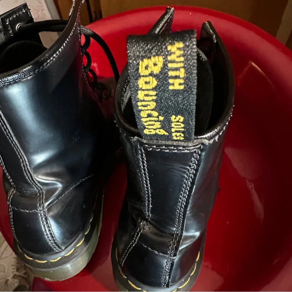 Dr. Martens original 1460 Black Lace Up Boots - Picture 2 of 6